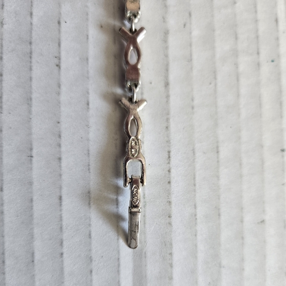 Avon Breast Cancer Crusade Tennis Bracelet Light Pink Rhinestone - Picture 9 of 10